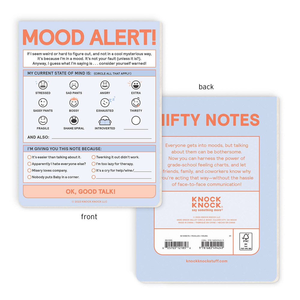 Today's Mood Nifty Note Pad (Pastel Version) (8907322720507)