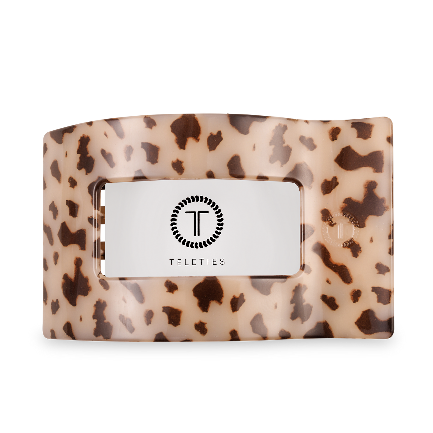 Flat Rectangle Hair Clip | Large | Blonde Tortoise (9100171378939)