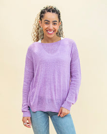  Make It Easy Sweater in Violet (8373263565051)