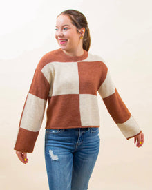  Rosi Blocked Sweater in Penny (8146324422907)