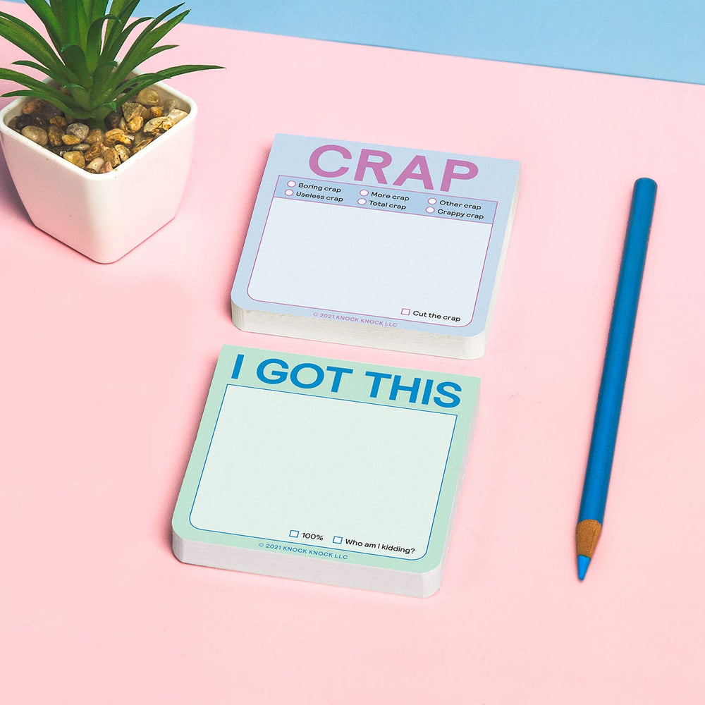 
                  
                    Crap Sticky Note (Pastel Version) (8990077223163)
                  
                