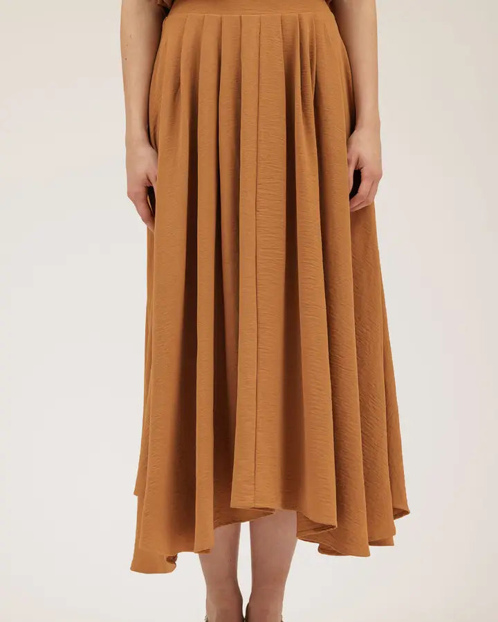 Can't Help Loving Skirt in Camel (9062125633787)