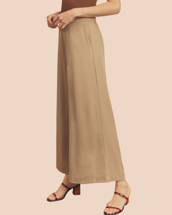 Polished Style Pants in Taupe (8091638857979)