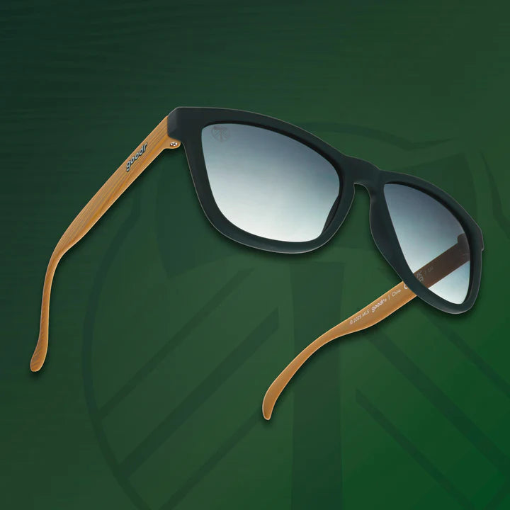 Forever Green and Gold Goodr Sunglasses (9089307410683)