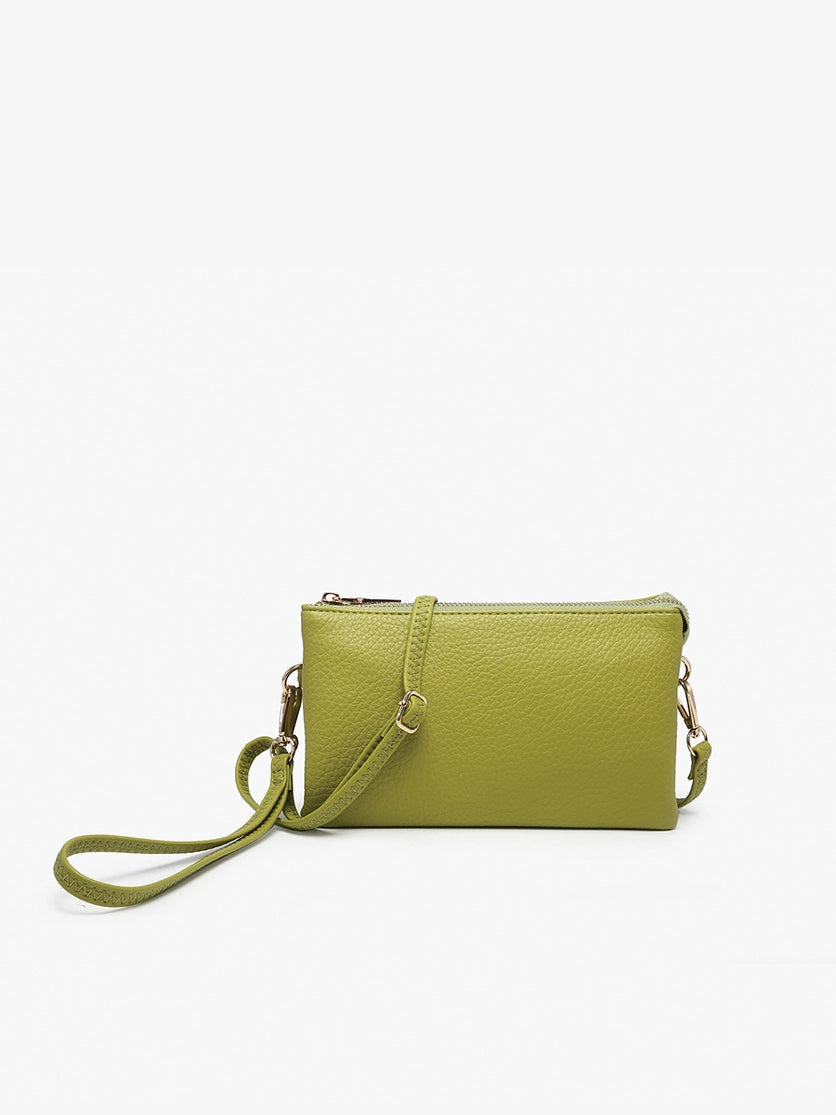 Riley Crossbody/Wristlet in Chartreuse (9060198646011)