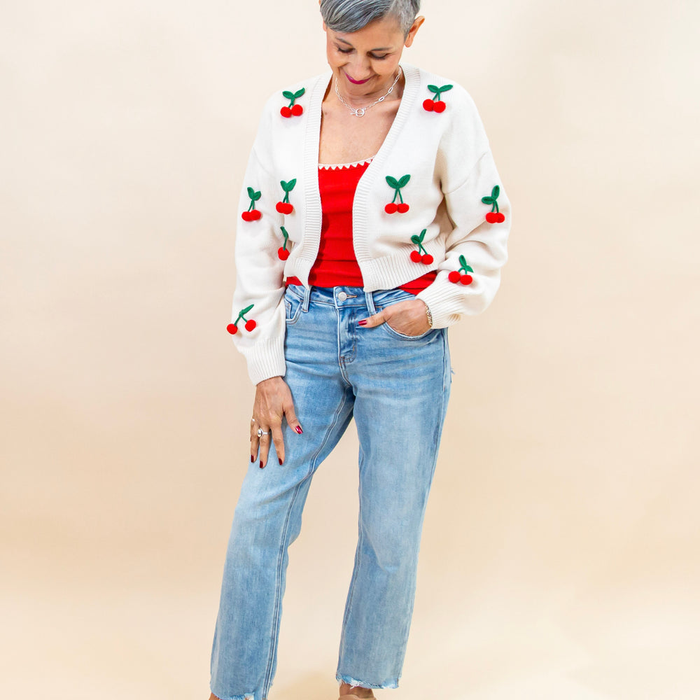 
                  
                    Cherry On Top Cardigan in Ivory (8955542831355)
                  
                