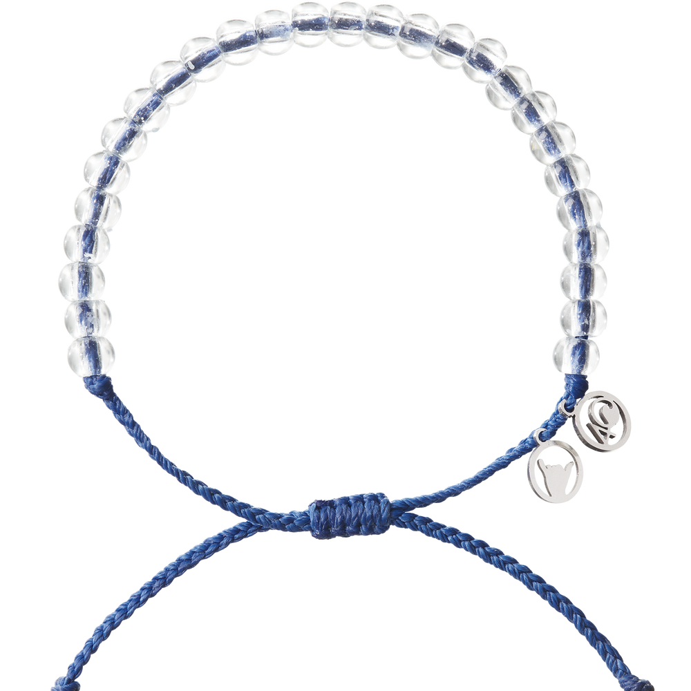 4ocean Signature Blue Beaded Bracelet [6-pack] (8893059367163)