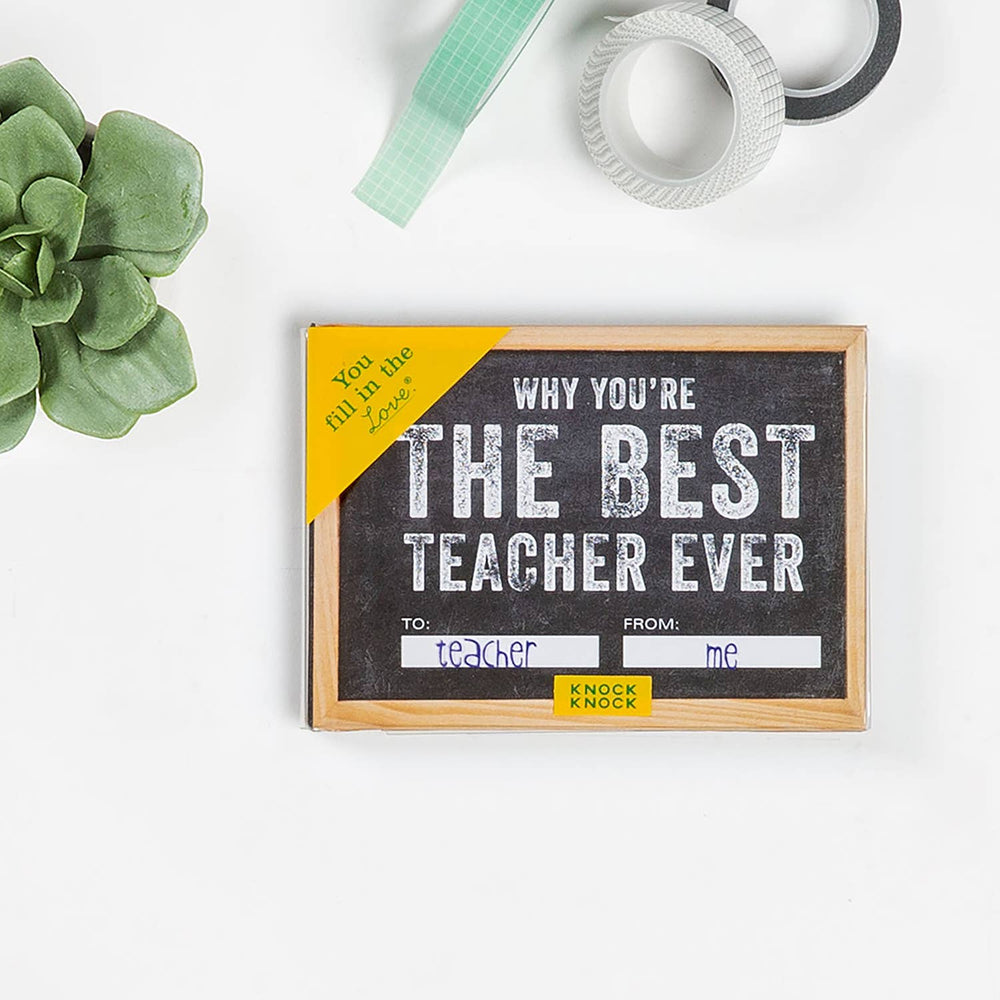 
                  
                    Why You're the Best Teacher Ever  Fill in the Love® Book (8894438506747)
                  
                