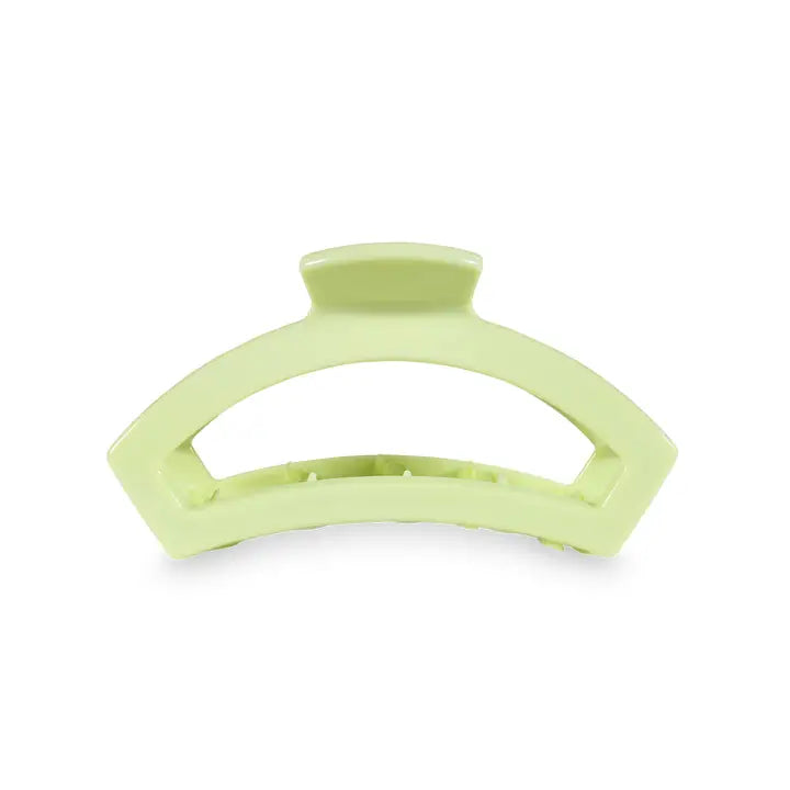 Teleties Open Small Hair Clip in Aloe, There! (9039377072379)