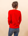 Ready For Love Sweater in Red (8158774362363)