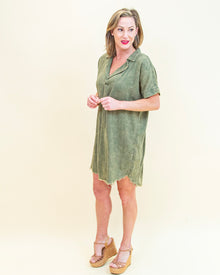  Love To Lounge Dress in Lt Olive (8373357969659)