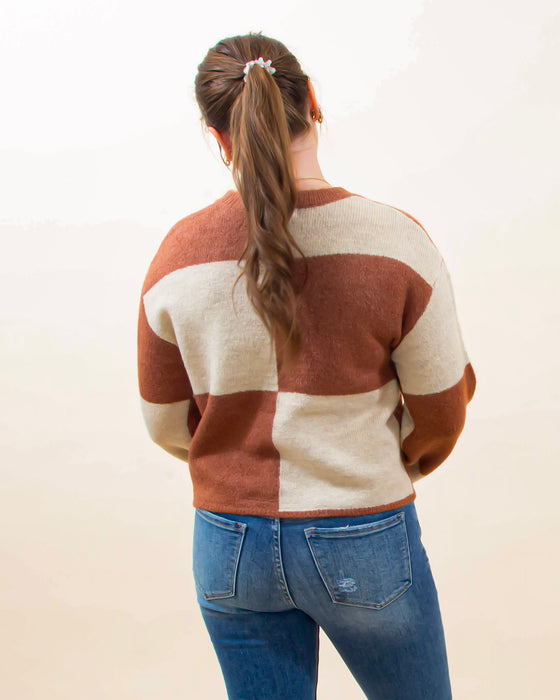 Rosi Blocked Sweater in Penny (8146324422907)