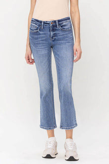  Robust Mid Rise Kick Flare Jeans (8330543759611)