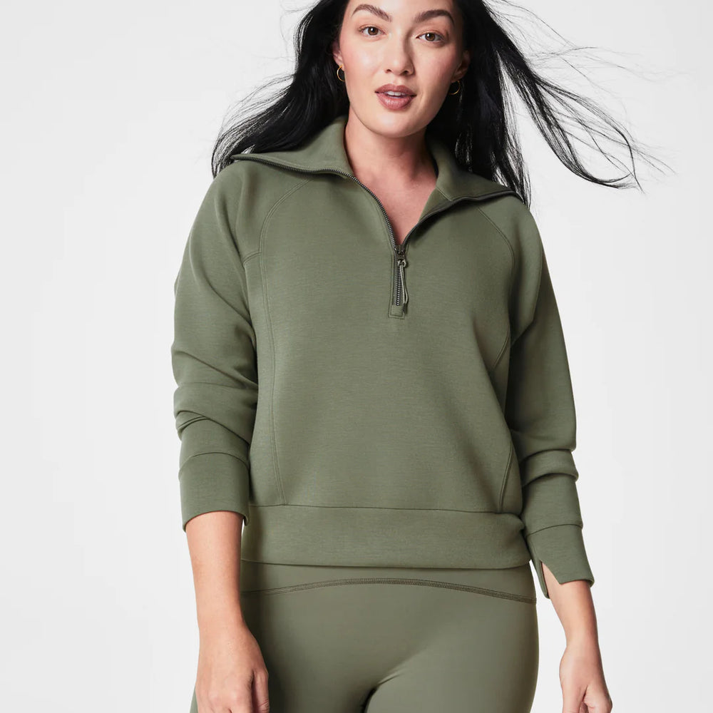 
                      
                        Airessentials Half Zip in Clover (8781142163707)
                      
                    