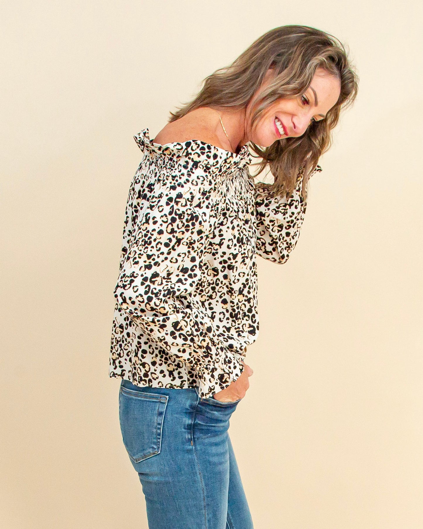 Fierce & Free Top in Cream (9089268449531)
