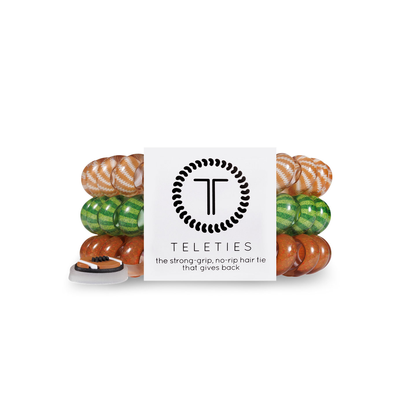 Spiral Hair Coils | Large | Football Hair Ties (9100171739387)