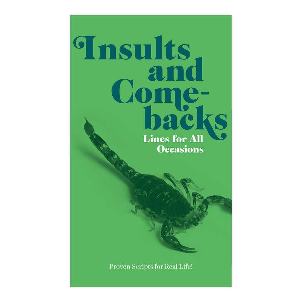 
                  
                    Insults & Comebacks Lines for All Occasions: Paperback Editi (8894438834427)
                  
                