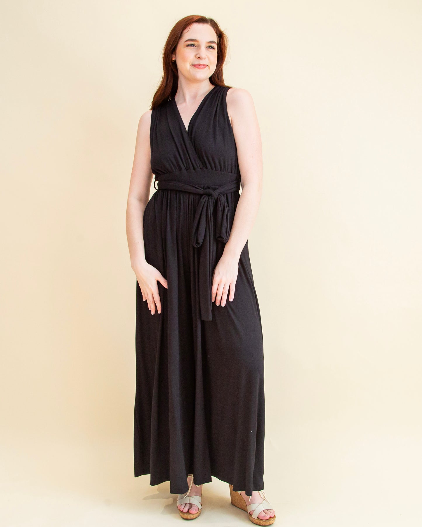 What You Want Jumpsuit in Black (8330507813115)