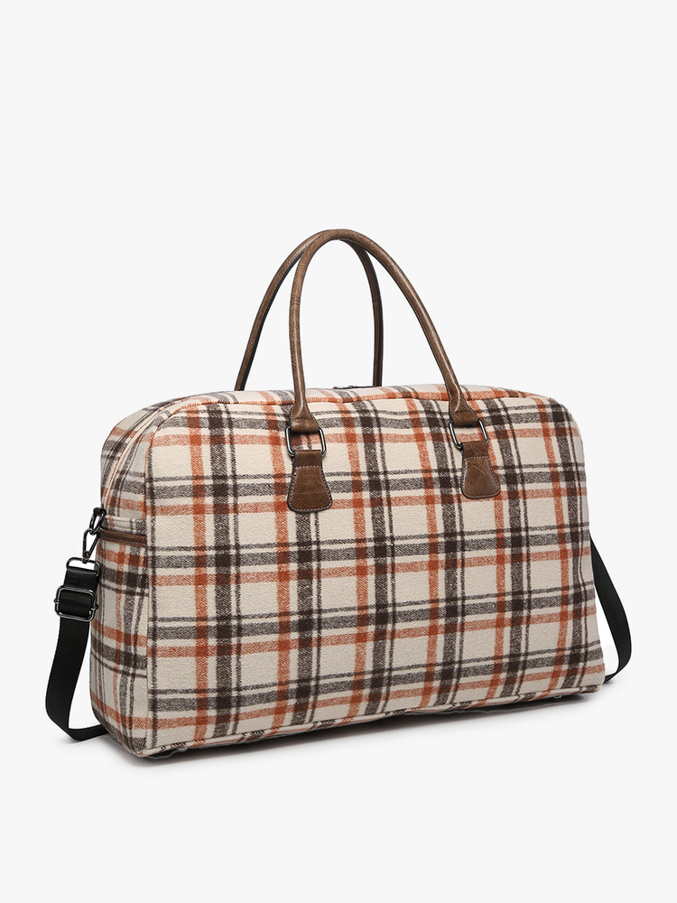 
                  
                    *SALE* M1909 Florence Duffle Bag/Weekender: Plaid-Navy/Green (8894443749627)
                  
                