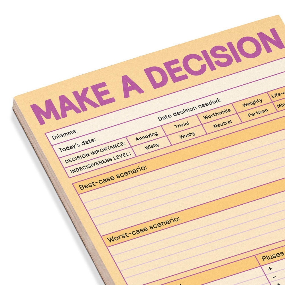 
                  
                    Make a Decision Pad (Pastel Version) (8907322687739)
                  
                