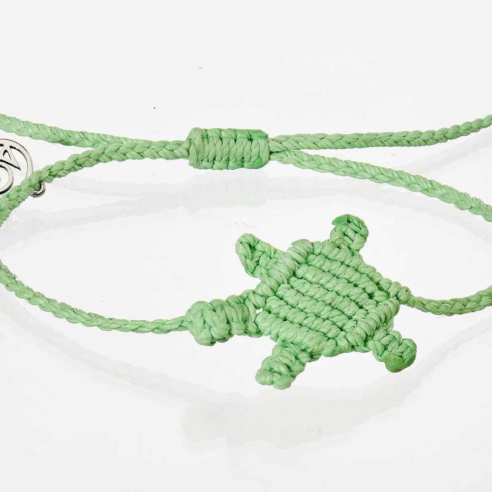 4ocean Sea Turtle Bracelet - Lime Green [6-pack] (8893059203323)