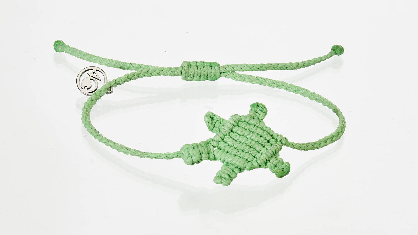 4ocean Sea Turtle Bracelet - Lime Green [6-pack] (8893059203323)