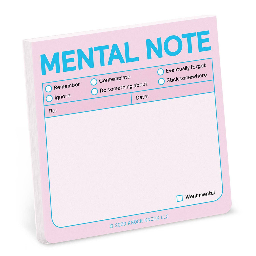 
                  
                    Mental Note Sticky Notes (Pastel Version) (8907322458363)
                  
                