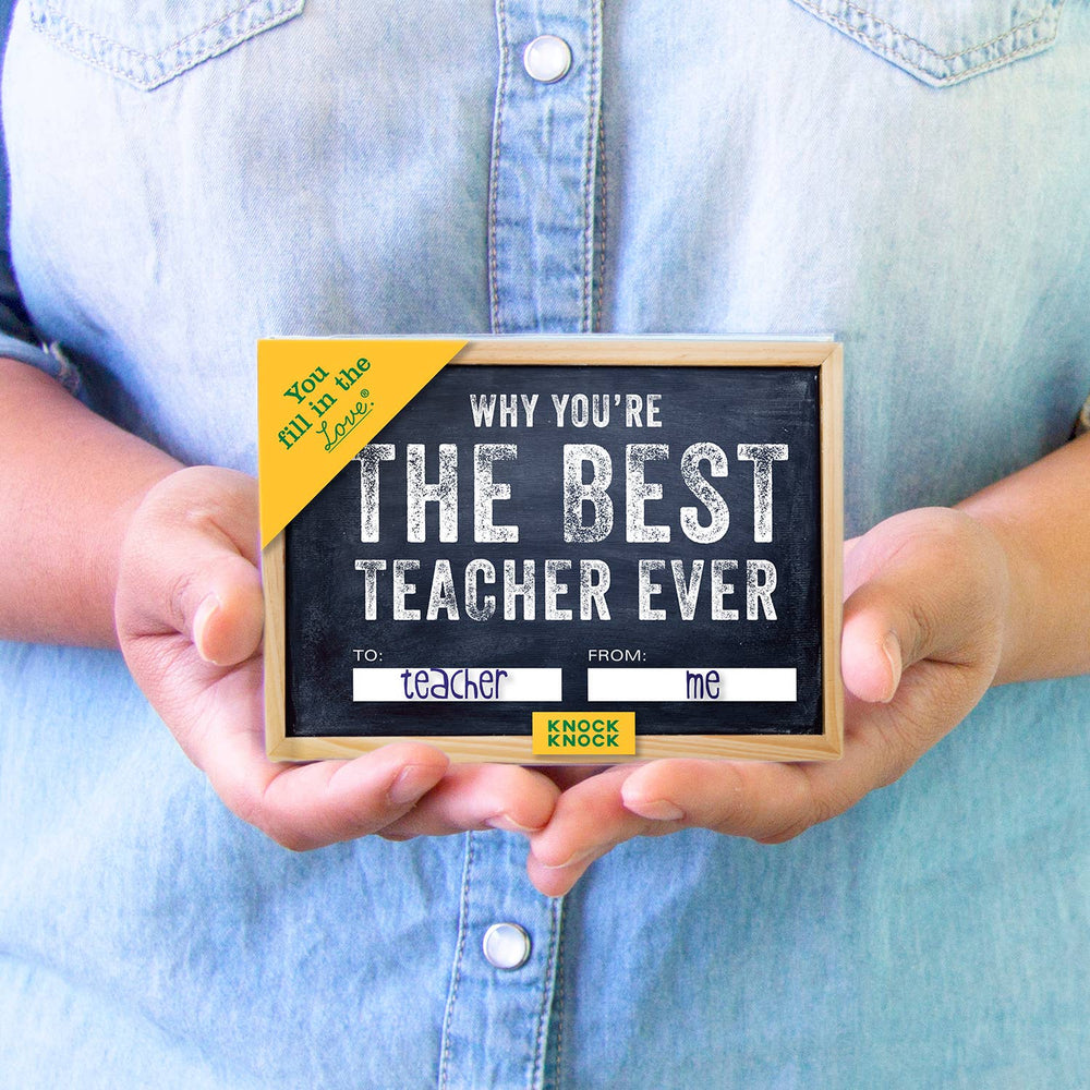 
                  
                    Why You're the Best Teacher Ever  Fill in the Love® Book (8894438506747)
                  
                