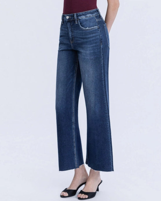 Idyllic High Rise Wide Leg Jeans (9130359455995)
