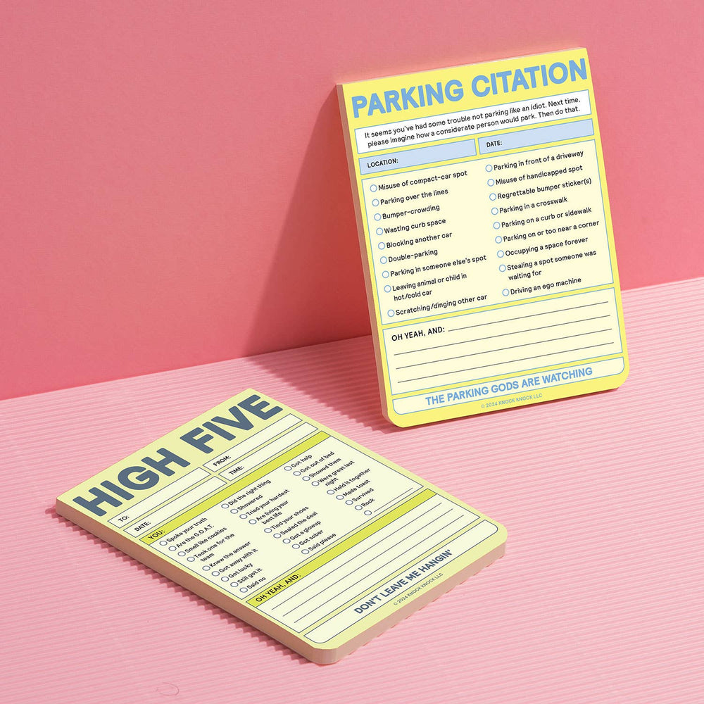 
                  
                    High Five Nifty Note Pad (Pastel Version) (8907323080955)
                  
                