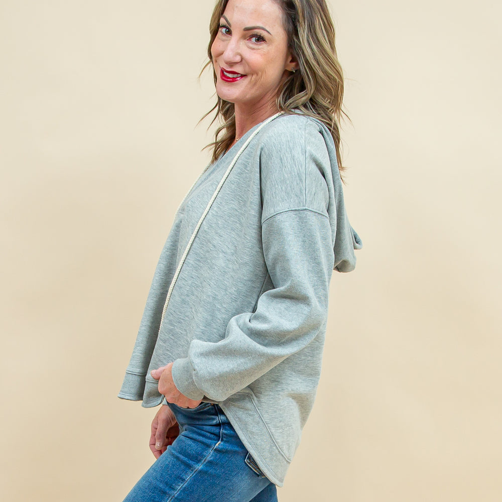 
                  
                    Effortless Ease Hoodie in Heather Grey (8921867878651)
                  
                