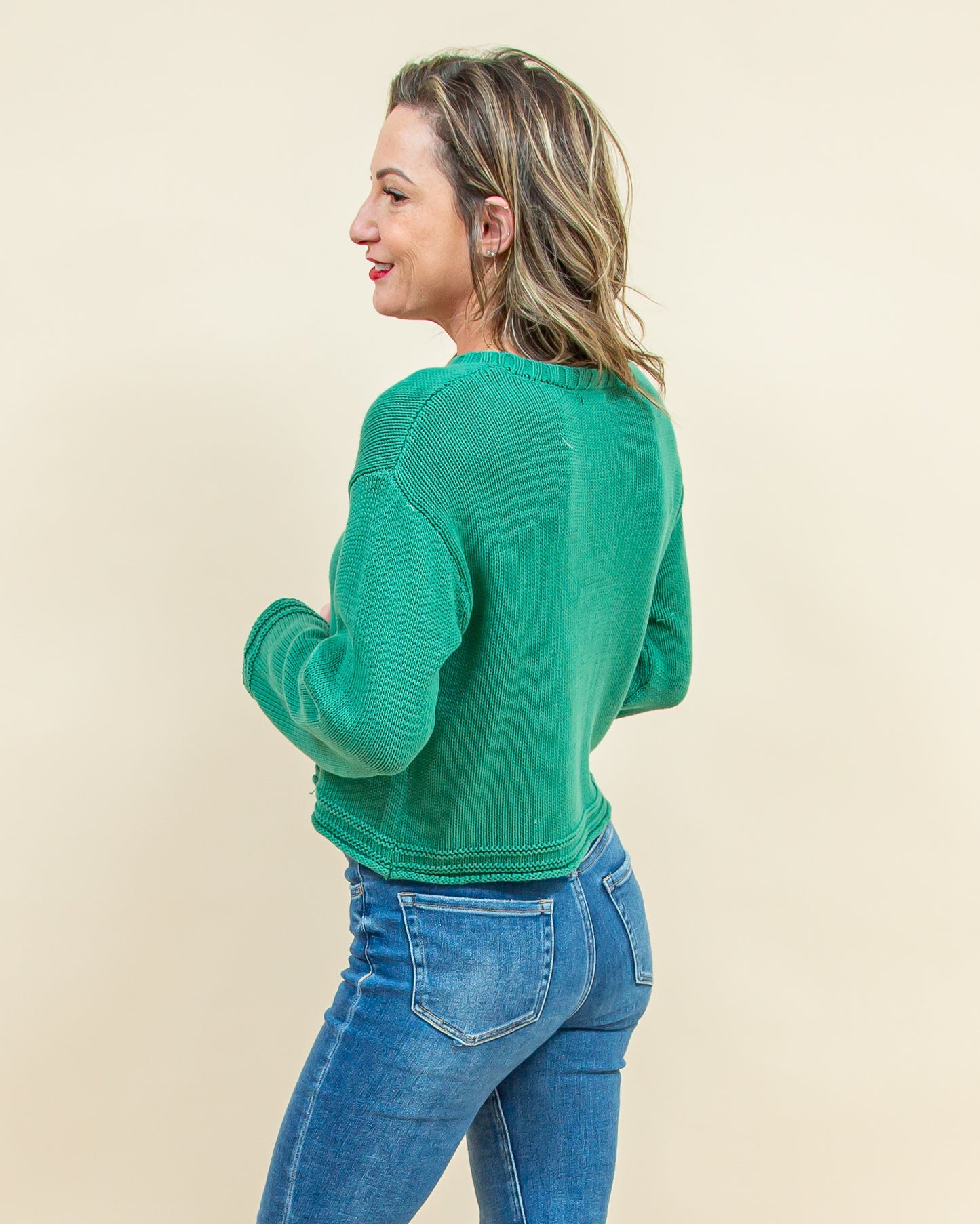 Emerson Sweater in Botanical Green (8921149833467)