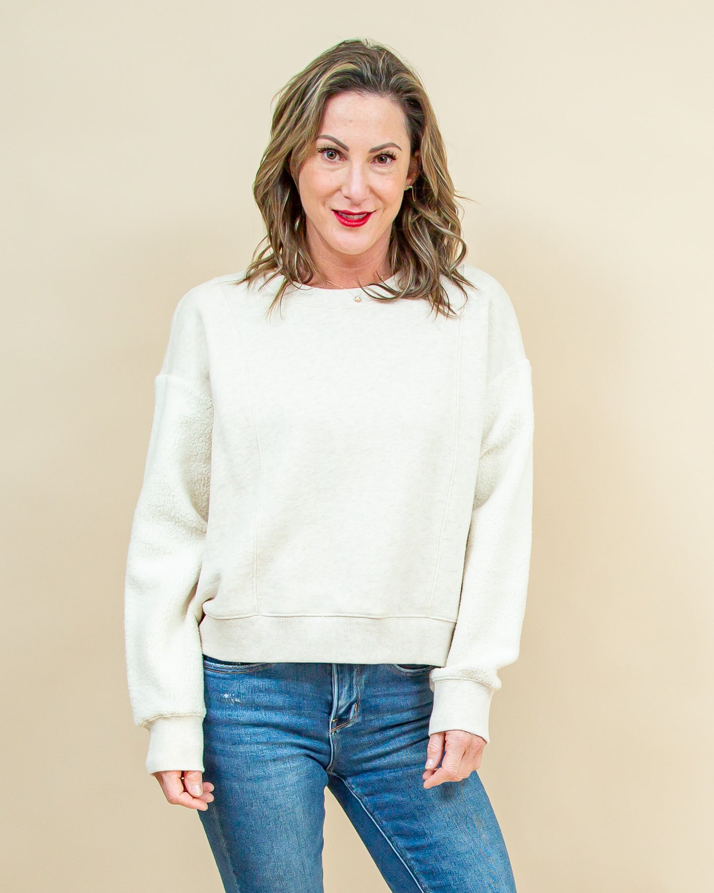 LAX Sweatshirt in Light Oatmeal Heather (8921153175803)