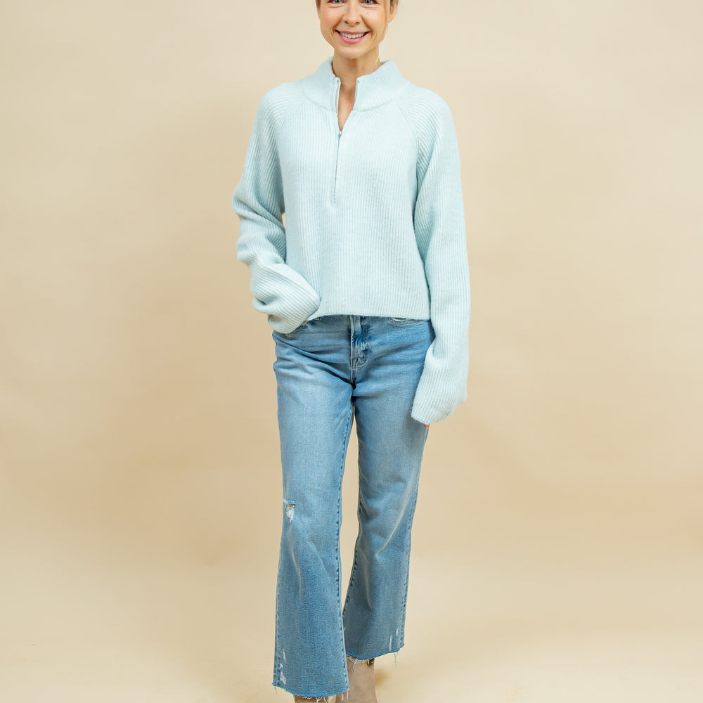 
                  
                    Cool Breeze Zip Sweater in Baby Blue (8921867682043)
                  
                