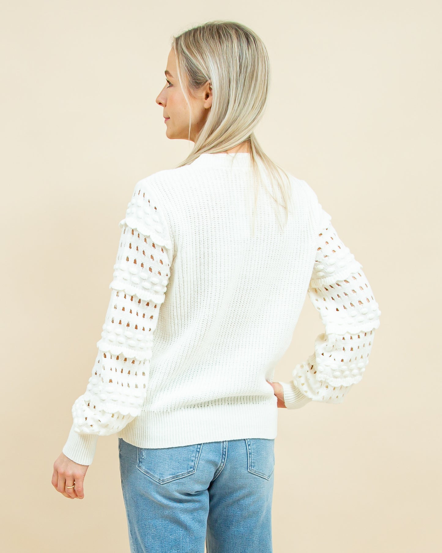 Keep In Mind Sweater in Ivory (8912379052283)