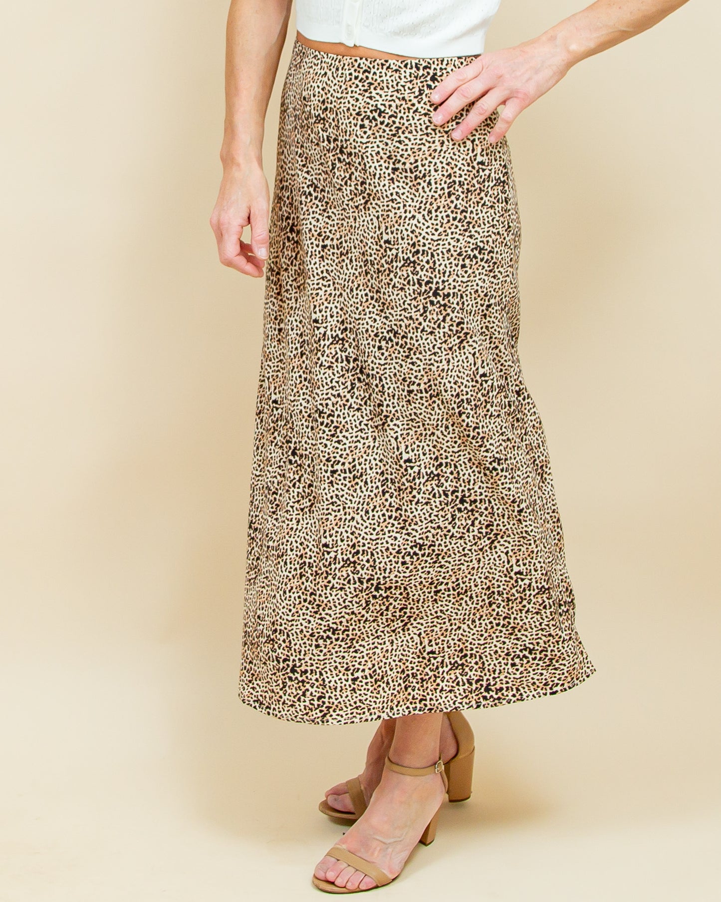 Longtime Love Skirt in Brown Leopard (8912378462459)