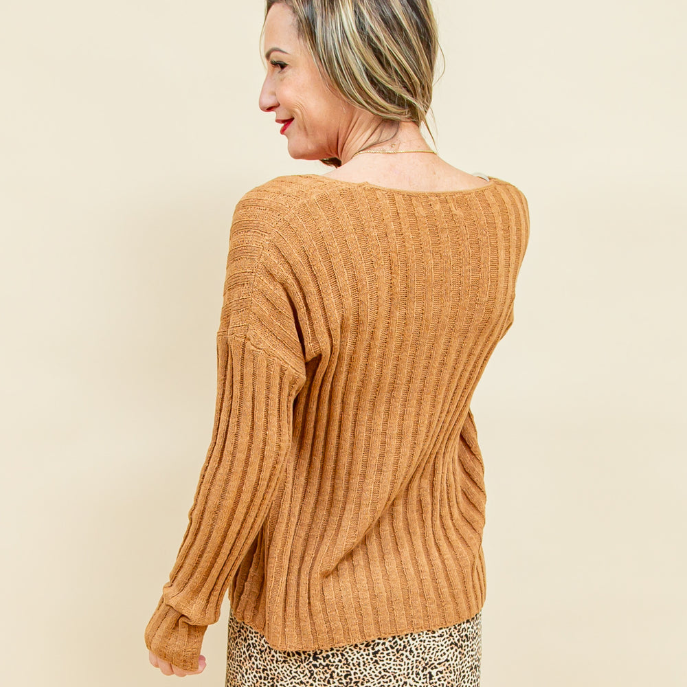 
                  
                    Relax for a Moment Sweater in Mocha (8912378495227)
                  
                