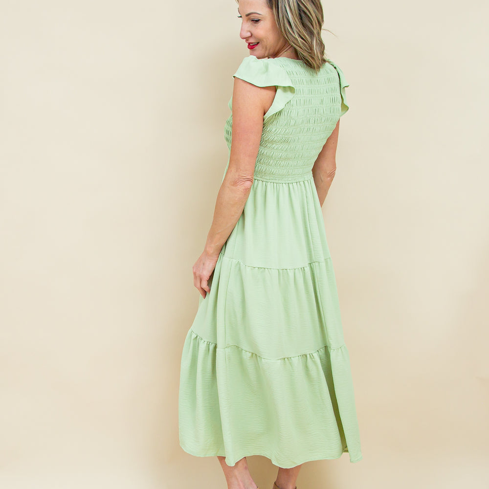 
                  
                    Drifting to You Dress in Sage (8769058570491)
                  
                