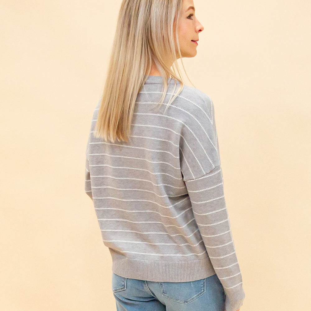 
                  
                    Here With You Sweater in Heather Grey (8912379281659)
                  
                