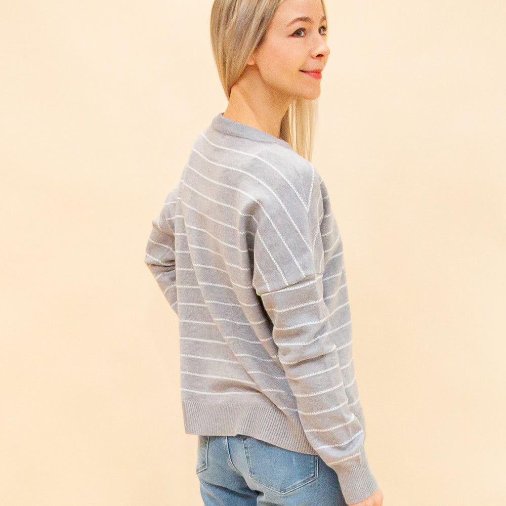 
                  
                    Here With You Sweater in Heather Grey (8912379281659)
                  
                