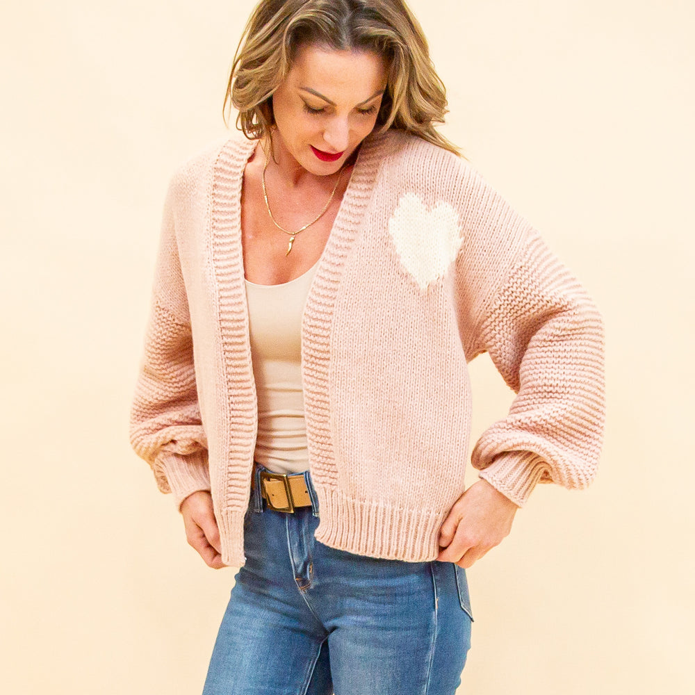 Loving You Cardigan in Pink (8904839233787)