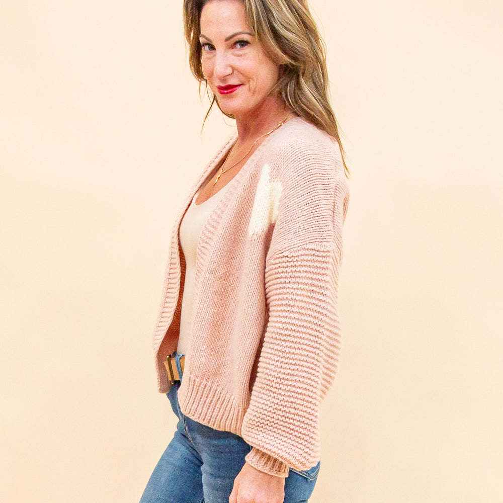 Loving You Cardigan in Pink (8904839233787)