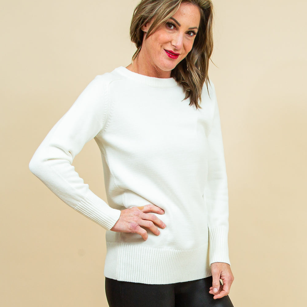 Aspen Sweater in Ivory (8768867860731)