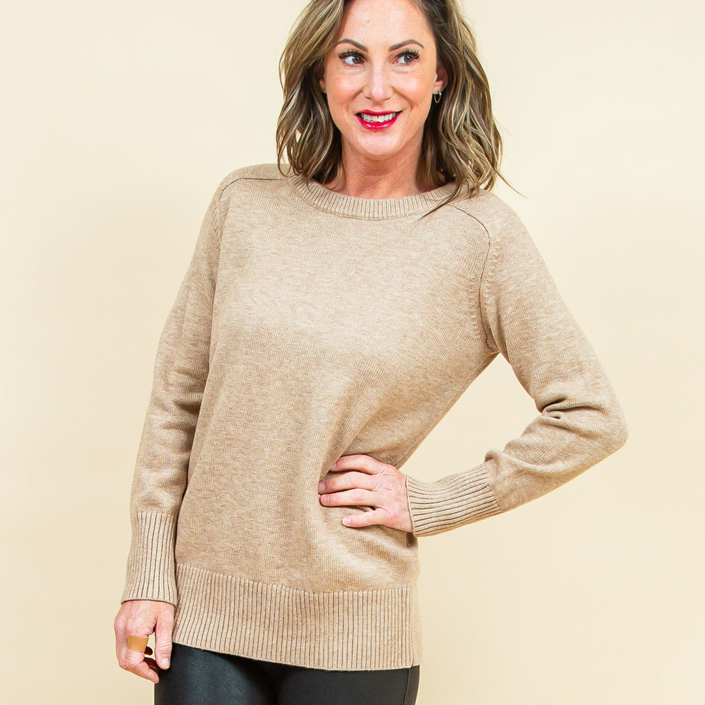 Aspen Sweater in Mocha (8768867926267)