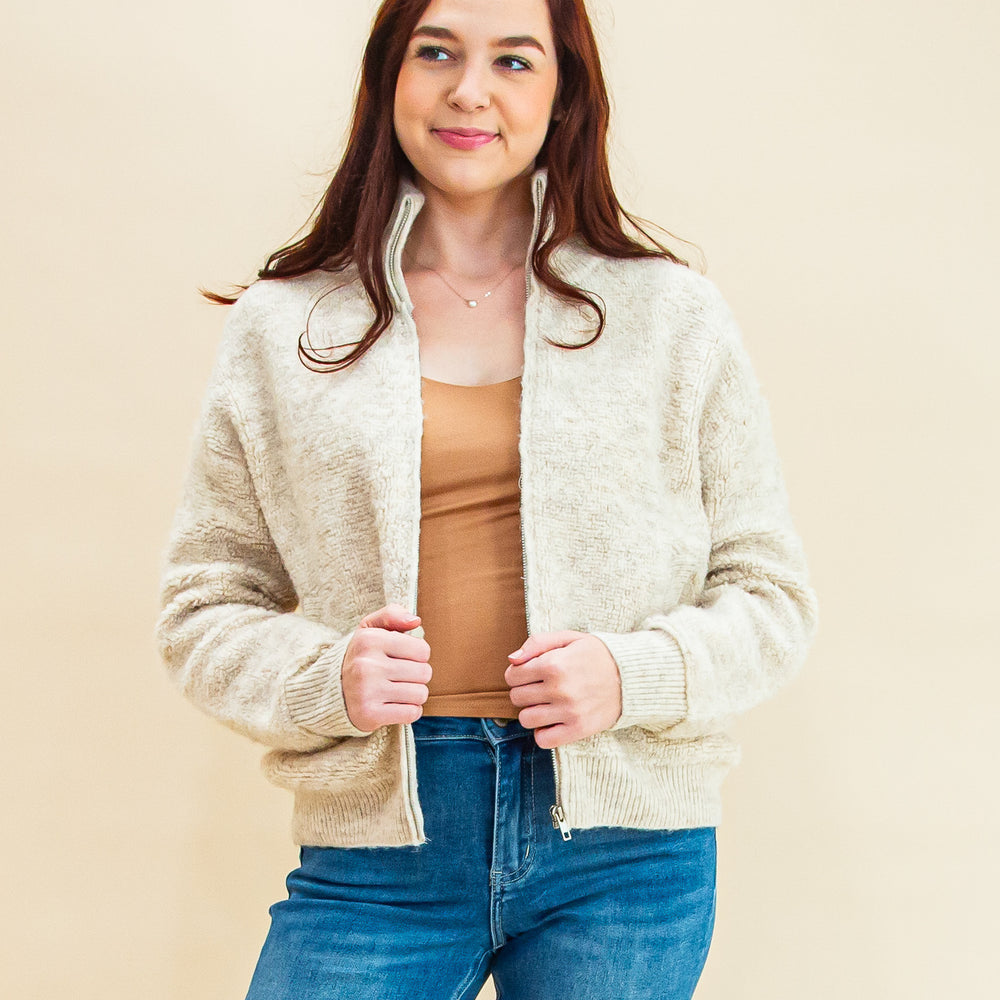 Orchard Strolls Sweater Jacket in Oatmeal (8770501771515)