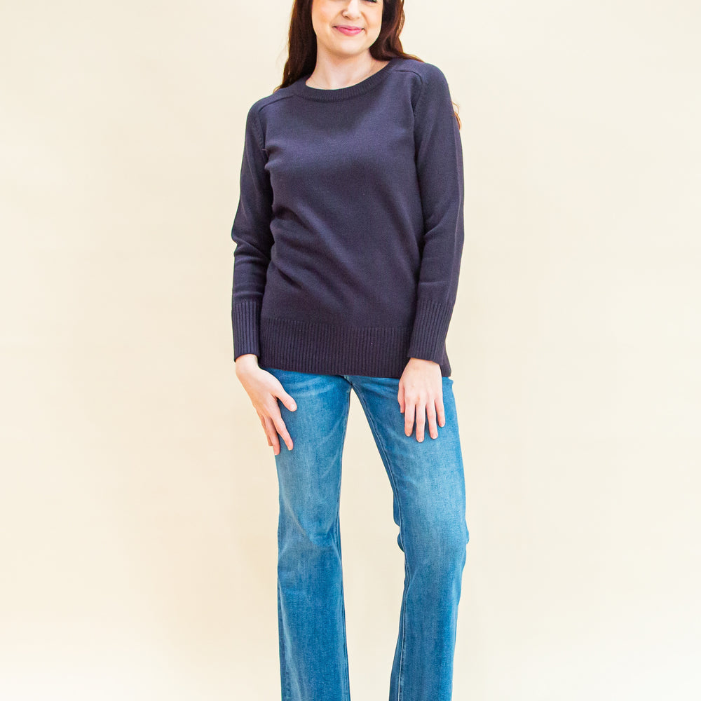 
                  
                    Aspen Sweater in Charcoal Blue (8768867795195)
                  
                