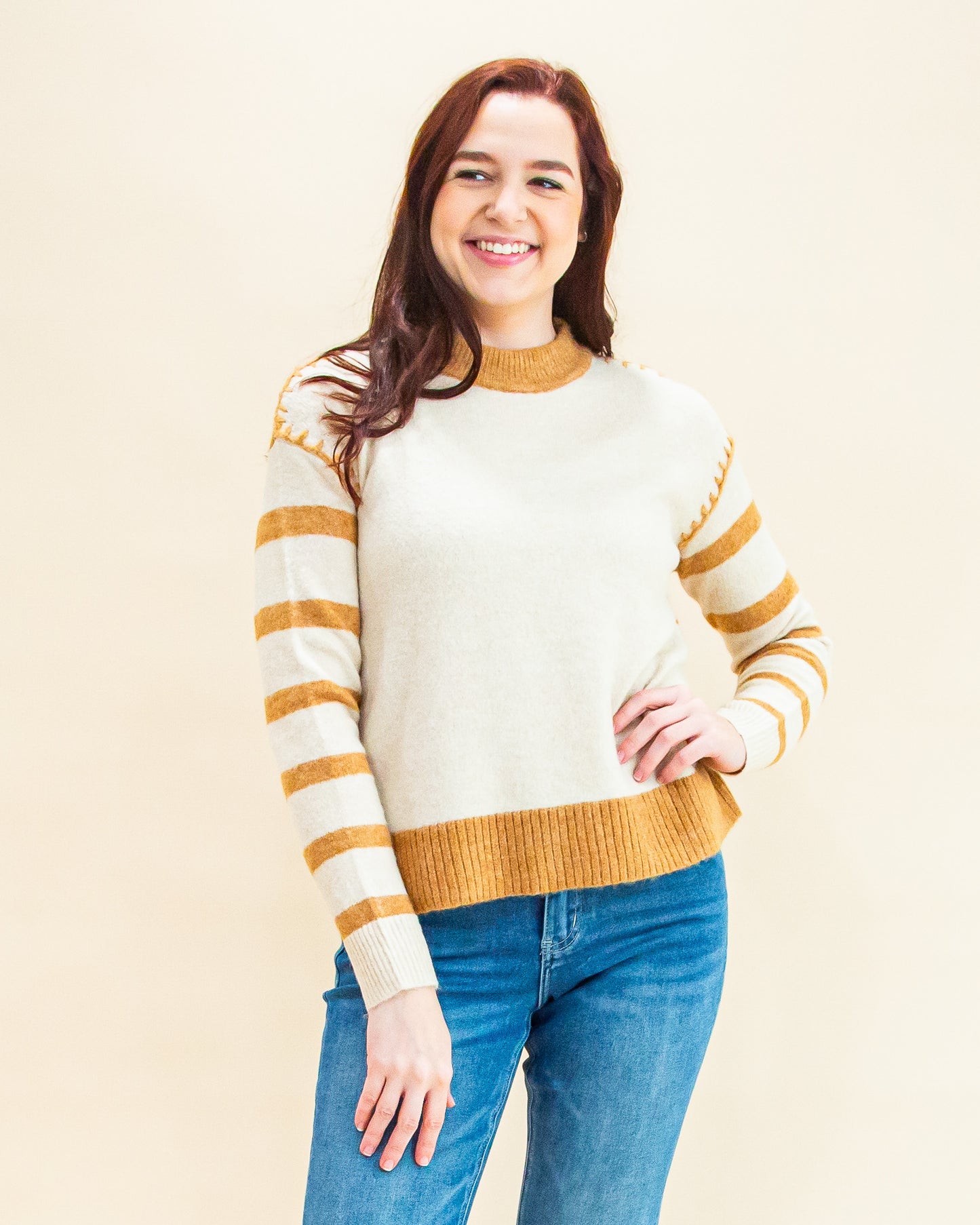 Sweet Thing Sweater in Honey (8327194935547)