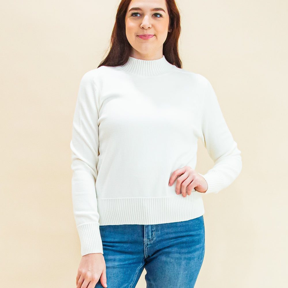 
                  
                    Modern Classic Sweater in Ivory (8768866615547)
                  
                