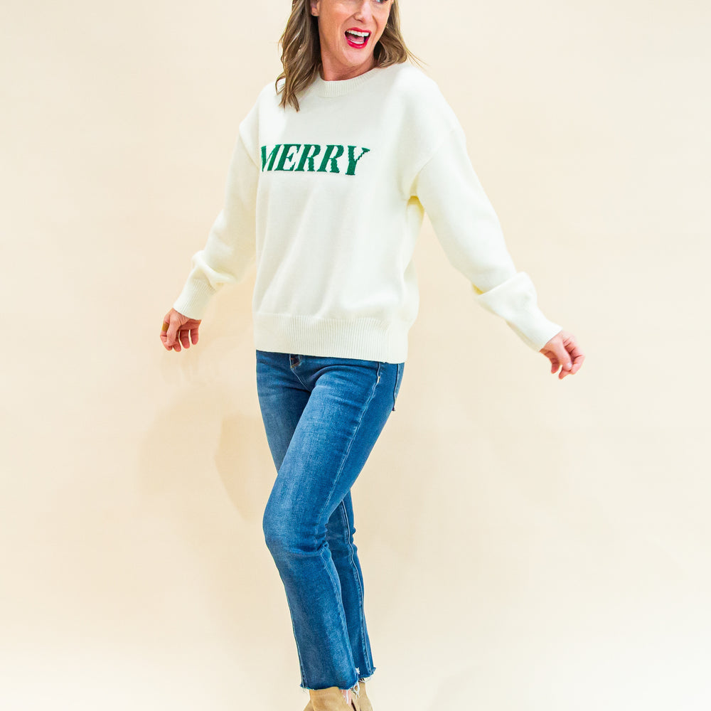 
                  
                    Merry Mood Sweater in Ivory (8770501869819)
                  
                