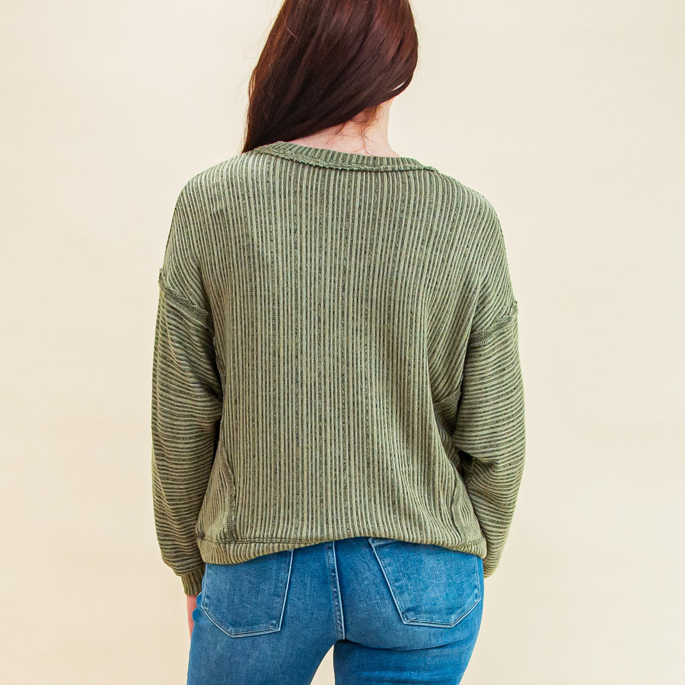 
                  
                    Get In Line Top in Olive (8327107150075)
                  
                